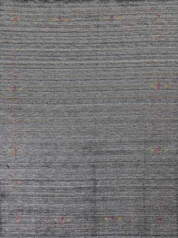 Handmade Gray Gabbeh Indian Area Rug 8x10