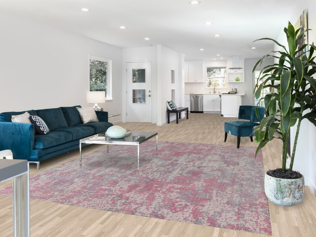 All-Over Abstract Modern Area Rug 8x10