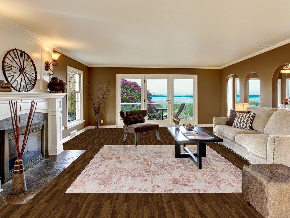 All-Over Abstract Living Room Rug 8x10