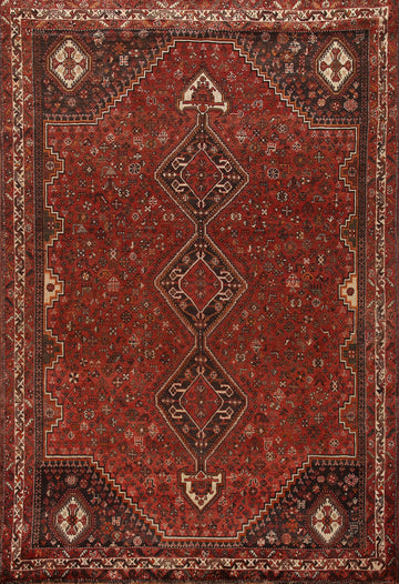 Tribal Geometric Shiraz Persian Area Rug 8x11