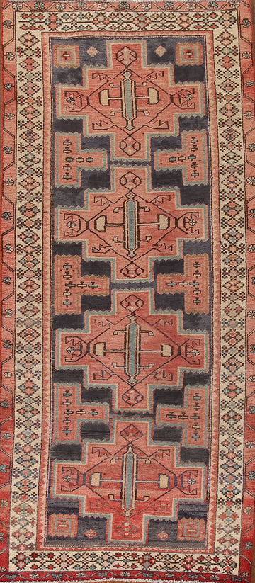 Geometric Ardebil Persian Runner Rug 4x10