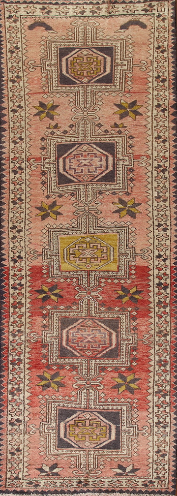 Vintage Gharajeh Persian Runner Rug 3x11