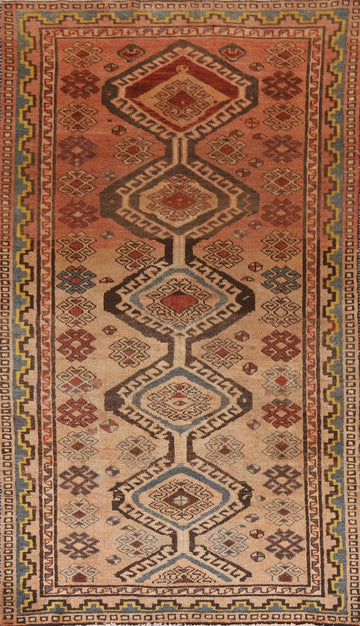 Vegetable Dye Lori Persian Area Rug 5x9