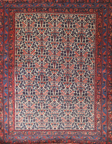 Vegetable Dye Bakhtiari Persian Rug 5x7