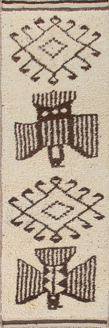 Natural Dye Anatolian Turkish Runner Rug 3x12