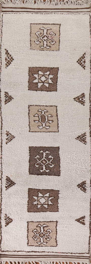 Natural Dye Anatolian Turkish Runner Rug 3x12