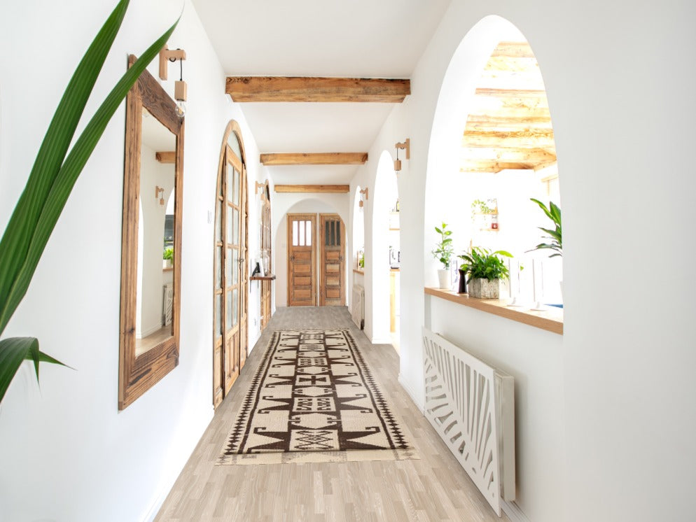 Turkish Anatolian Natural Dye Runner Rug 3x15