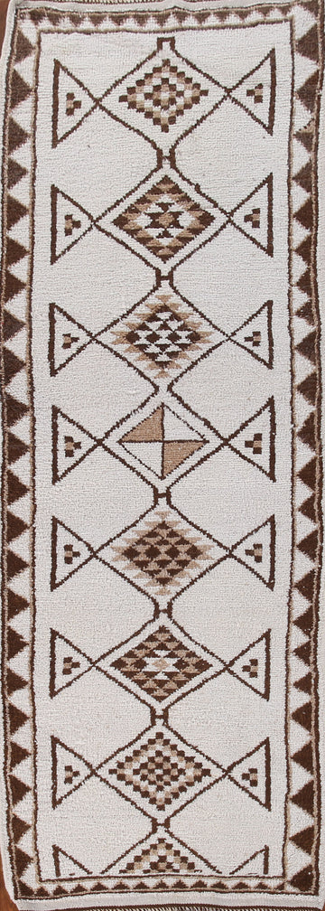 Plush Turkish Anatolian Wool Runner Rug 3x10