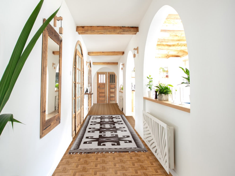 Natural Dye Anatolian Oriental Runner Rug 3x12