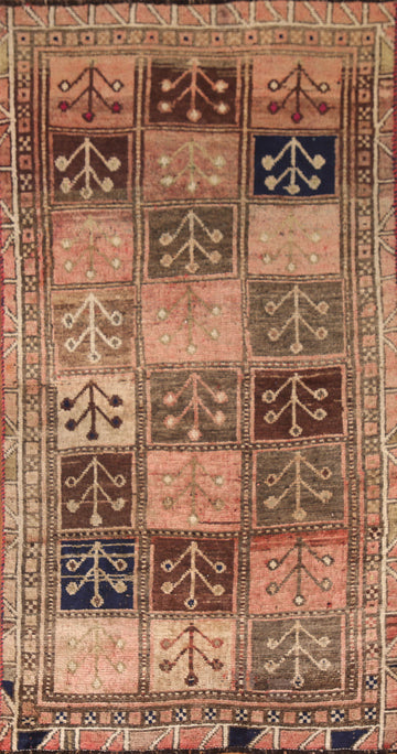 Handmade Wool Qashqai Persian Rug 4x7