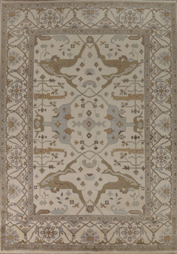 Handmade Oushak Oriental Area Rug 9x12