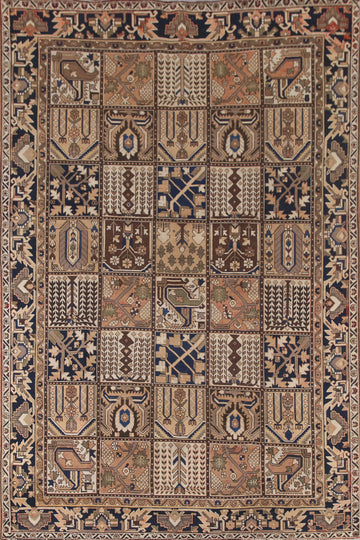 Garden Design Bakhtiari Persian Area Rug 7x10