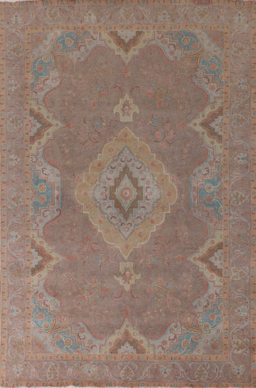 Over-Dyed Tabriz Persian Area Rug 8x11