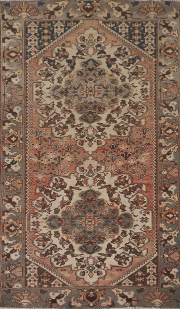 Handmade Wool Bakhtiari Persian Area Rug 5x10