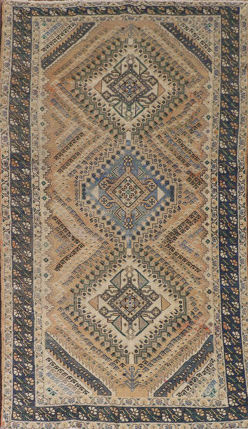 Geometric Bakhtiari Persian Living Room Rug 5x10