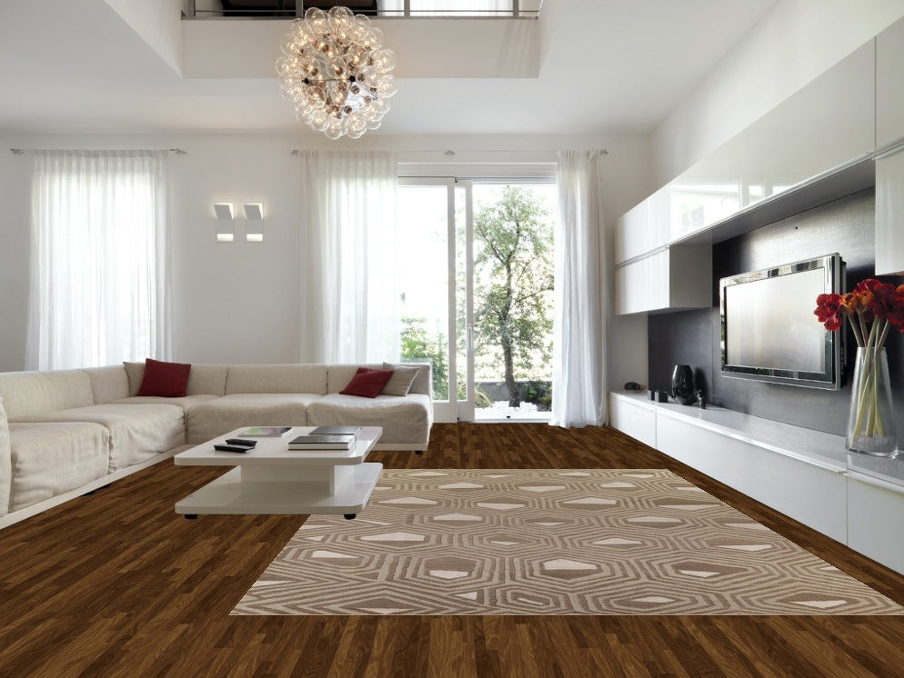 Large Abstract Modern Rug 10x14