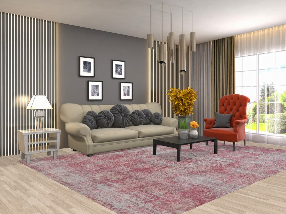 All-Over Abstract Modern Area Rug 8x11