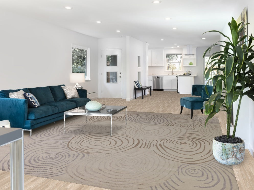 Handmade Indian Modern Area Rug 9x12