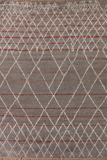 Trellis Wool Moroccan Oriental Area Rug 8x11