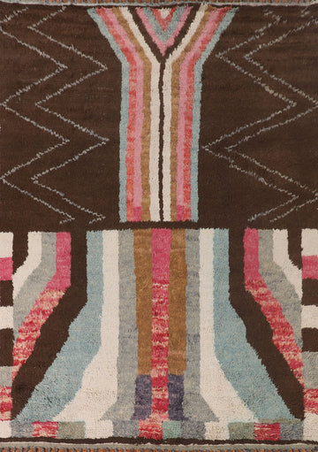Handmade Moroccan Oriental Area Rug 8x11