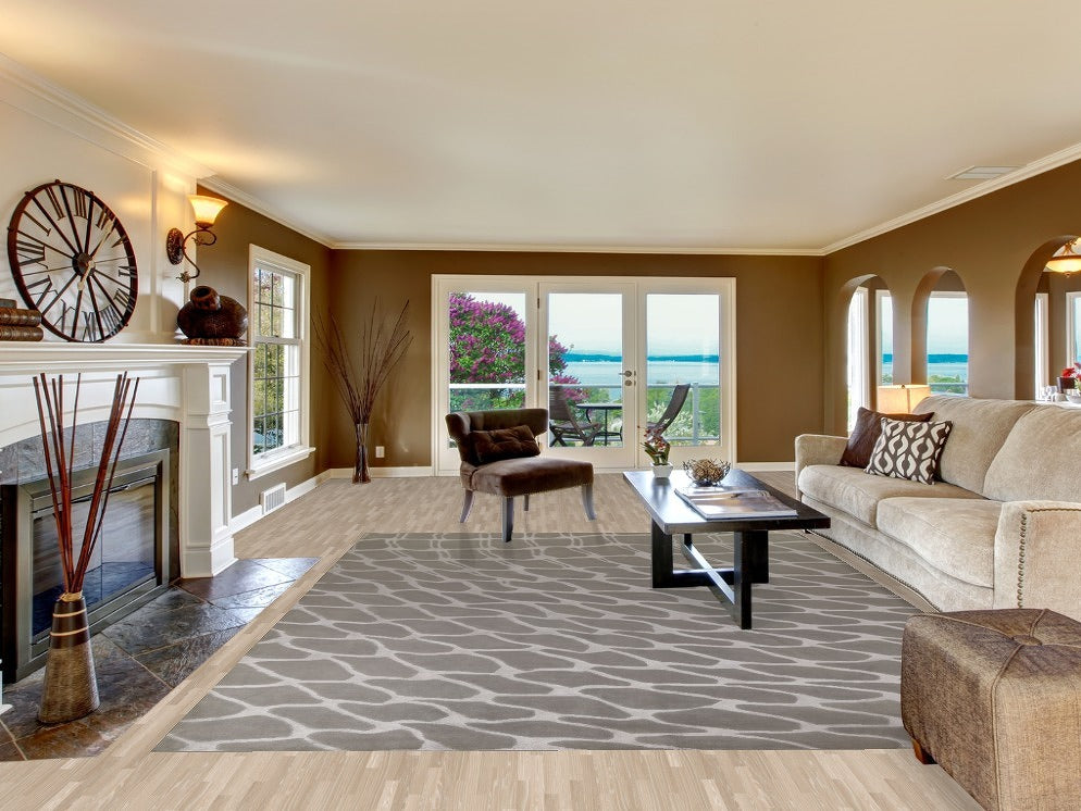 All-Over Modern Indian Area Rug 9x12