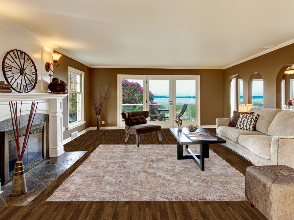 Modern Indian Abstract Area Rug 8x11