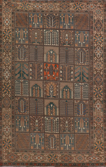 Garden Design Bakhtiari Persian Area Rug 7x10
