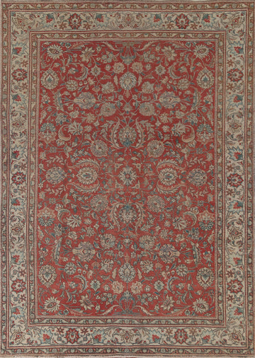 All-Over Floral Tabriz Persian Area Rug 8x11