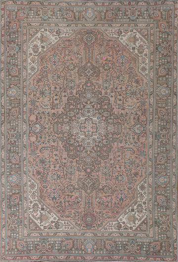 Geometric Tabriz Persian Area Rug 10x13