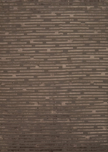 Green Striped Nepalese Oriental Large Rug 10x14