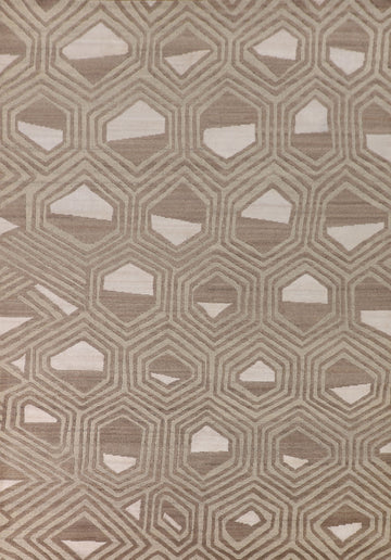 Handmade Modern Oriental Area Rug 9x12