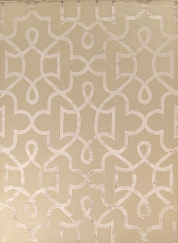 Geometric Nepalese Modern Area Rug 9x12