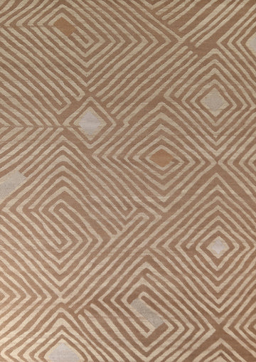 Geometric Modern Oriental Area Rug 9x12