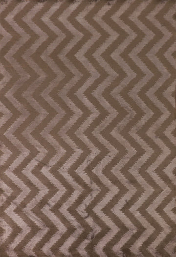 Chevron Style Nepalese Oriental Area Rug 6x9