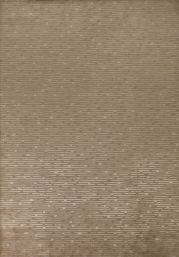 All-Over Striped Nepalese Area Rug 9x12