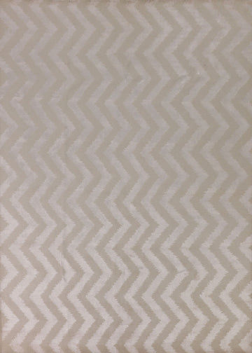 Chevron Style Nepalese Indian Area Rug 8x10