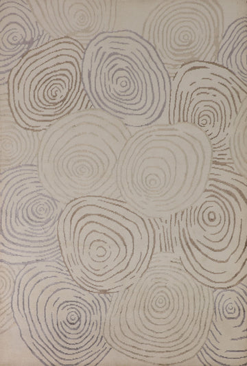 Handmade Nepalese Modern Area rug 6x9
