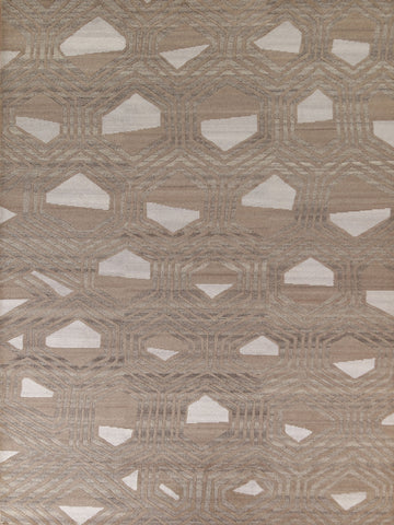 Handmade Modern Area Rug 9x12