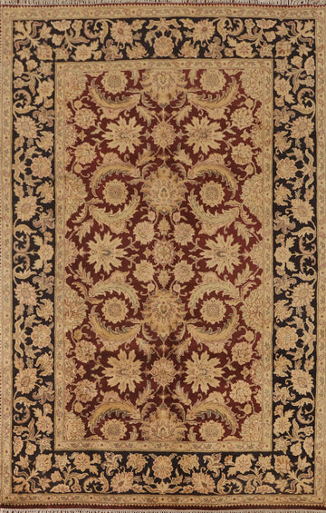 All-Over Floral Agra Oriental Area Rug 6x9