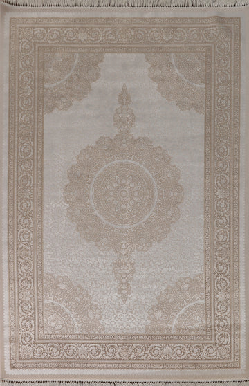 Turkish Qum Traditional Area Rug 7x10