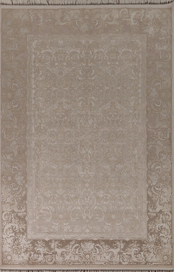 Floral Qum Traditional Area Rug 7x10