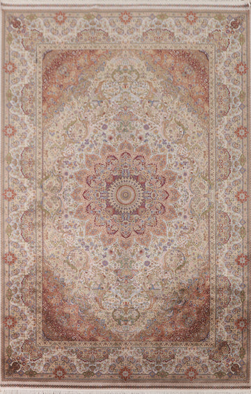 Traditional Qum Oriental Area Rug 7x10