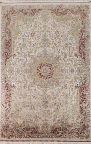 Traditional Floral Tabriz Oriental Area Rug 7x10
