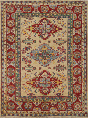 Handmade Kazak Oriental Rug 5x7