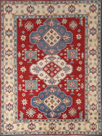 Handmade Kazak Oriental Area Rug 6x8