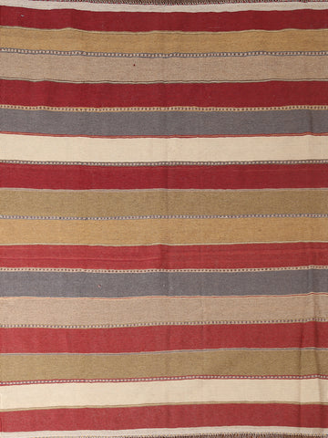 Striped Kilim Qashqai Persian Rug 5x7