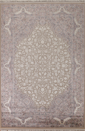 Traditional Floral Tabriz Turkish Area Rug 7x10