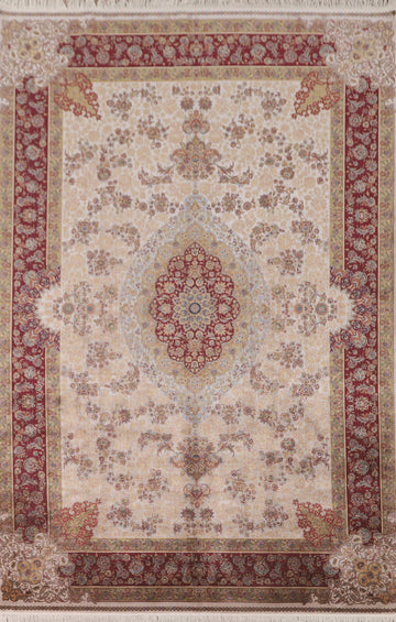 Floral Tabriz Traditional Area Rug 7x10