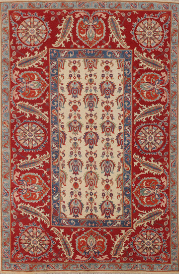 Handmade Wool Kazak Oriental Area Rug 6x9