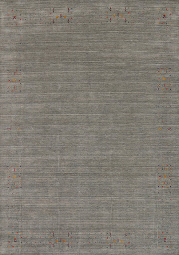 Tribal Silk Gabbeh Oriental Area Rug 9x12